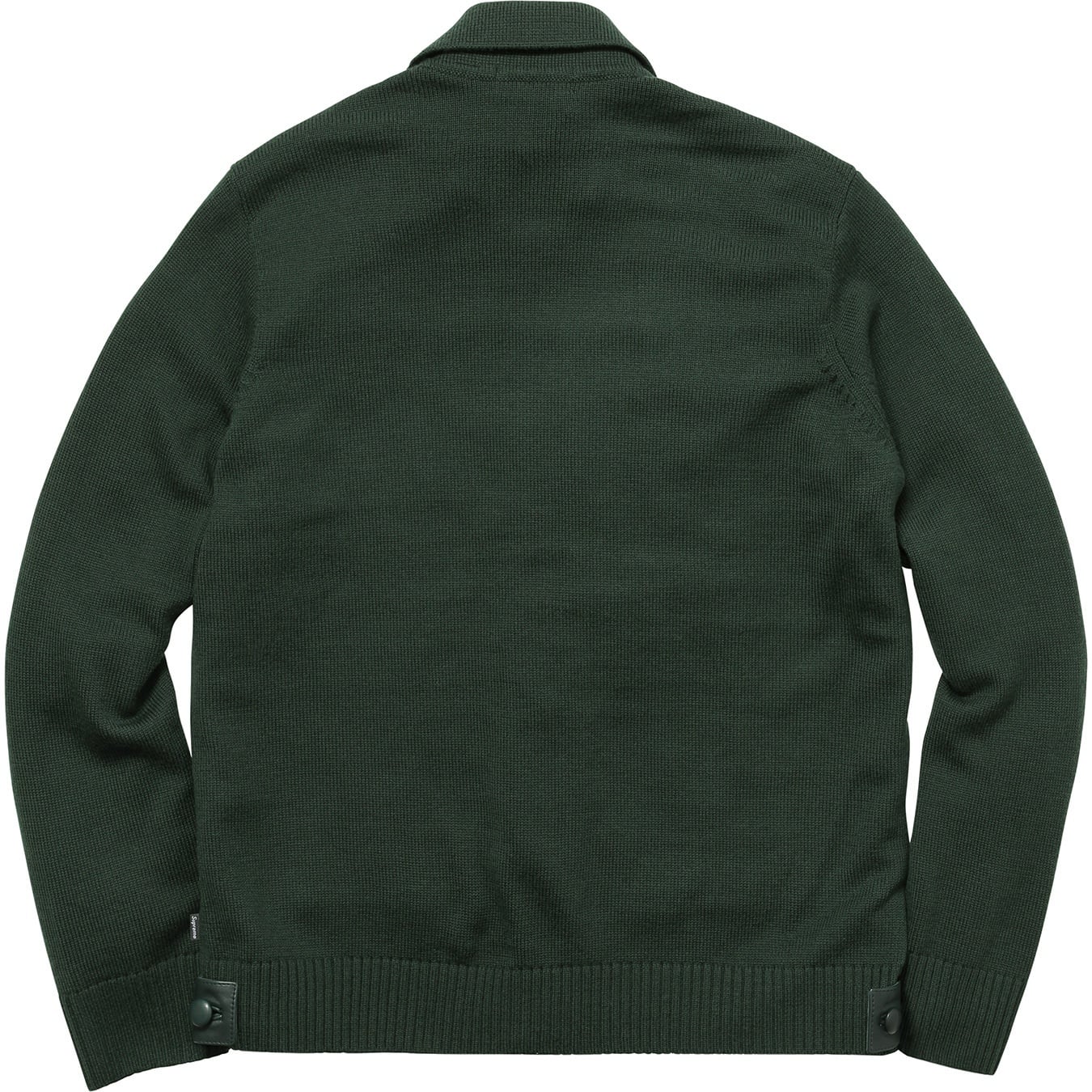 Leather Front Polo Sweater view 9